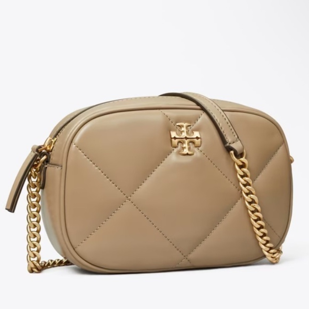 New Tory Burch KIRA DIAMOND QUILT CAMERA BAG